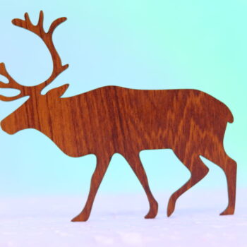 Intra απο ξύλο plywood 3mm-4mm πάχος - Ημιτελής κοπή ξύλου ταράνδου Δίασταση 30x30 cm Intraeaxys-r1z2xxp1 - Image 2