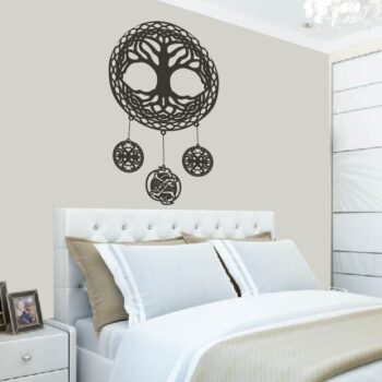 Intra απο ξύλο plywood 3mm-4mm πάχος - Διακόσμηση δωματίου Celtic Tree Of Life Art Wall Art Δίασταση 30x30 cm Intraeaxys-d1lvkqpo - Image 1