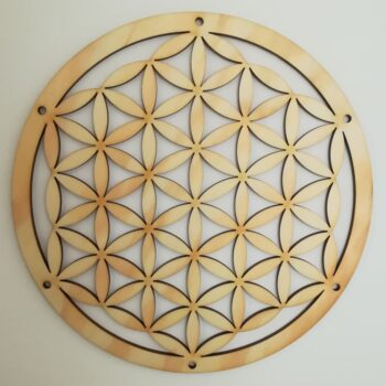 Intra απο ξύλο plywood 3mm-4mm πάχος - Flower Of Life Ταπετσαρία 40εκ Δίασταση 30x30 cm Intraeaxys-51rrvyr1 - Image 1