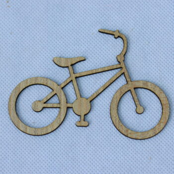 Intra απο ξύλο plywood 3mm-4mm πάχος - Ημιτελής χειροτεχνία με ξύλινο ποδήλατο Δίασταση 30x30 cm Intraeaxys-eo203347 - Image 3