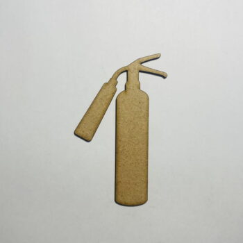 Intra απο ξύλο plywood 3mm-4mm πάχος - Ημιτελής αποκοπή ξύλου σε σχήμα πυροσβεστήρα Δίασταση 30x30 cm Intraeaxys-91jdg651 - Image 1