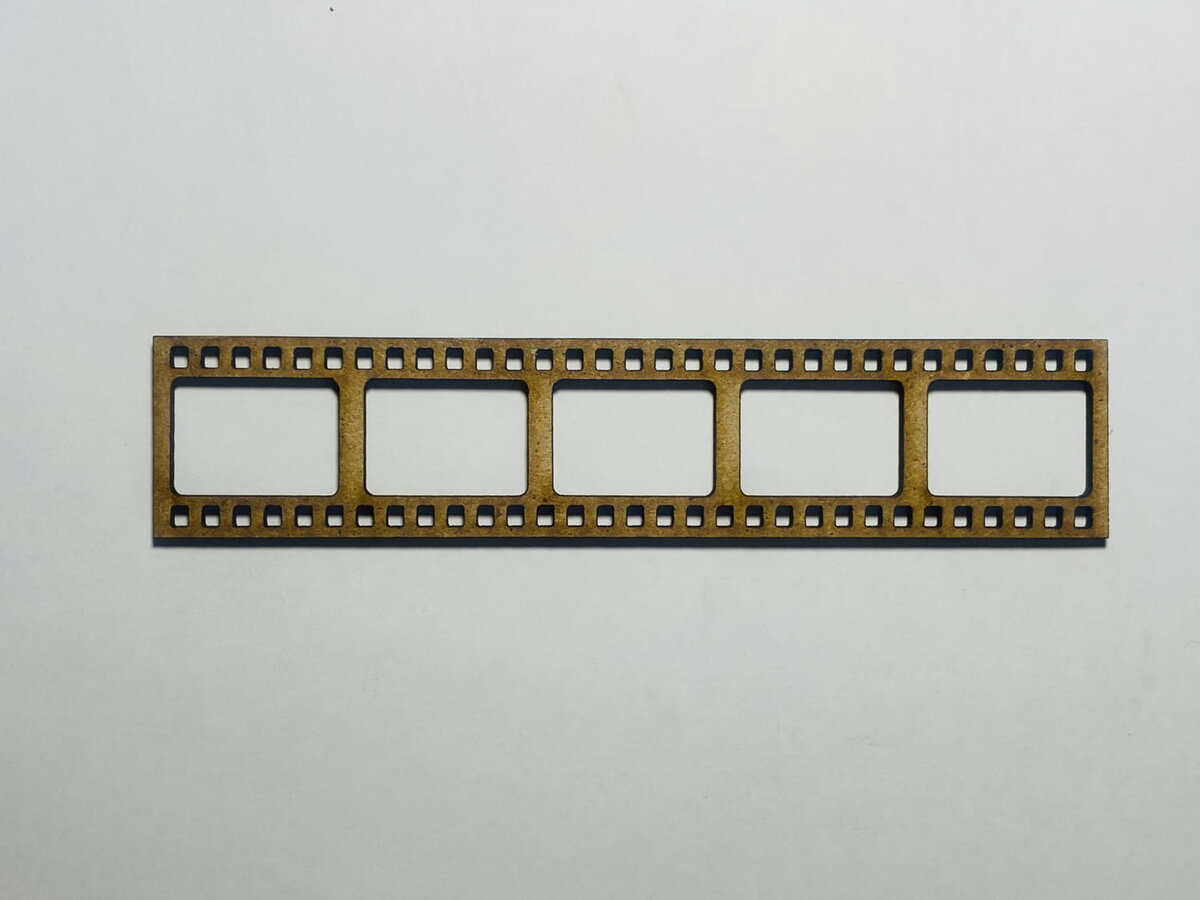 Intra απο ξύλο plywood 3mm-4mm πάχος - Film Reel Wood Shape Film Reel Wood Cutout Δίασταση 30x30 cm Intraeaxys-d1lvepyo