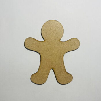 Intra απο ξύλο plywood 3mm-4mm πάχος - Ξύλινο σχήμα μελόψωμο άντρα για χειροτεχνίες Δίασταση 30x30 cm Intraeaxys-pok362d7 - Image 1