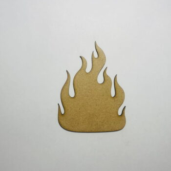 Intra απο ξύλο plywood 3mm-4mm πάχος - Flame Fire Wood Cutout Ημιτελές Ξύλο Craft Blank Δίασταση 30x30 cm Intraeaxys-voq20p5o - Image 1