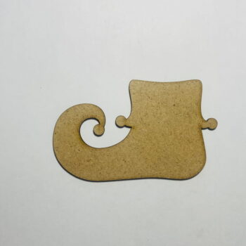 Intra απο ξύλο plywood 3mm-4mm πάχος - Σχήμα παπουτσιού ξωτικού Ημιτελής ξύλινη αποκοπή παπουτσιών ξωτικών Δίασταση 30x30 cm Intraeaxys-r1z2xlm1 - Image 1