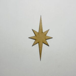 Intra απο ξύλο plywood 3mm-4mm πάχος - Επιμήκεις αστεροειδής αποκοπή ημιτελούς ξύλινης χειροτεχνίας κενό Δίασταση 30x30 cm Intraeaxys-ro6yn2n7