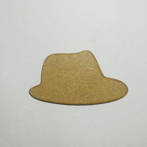 Intra απο ξύλο plywood 3mm-4mm πάχος - Ξύλο Fedora Cutout Σχήμα Fedora Δίασταση 30x30 cm Intraeaxys-078yz0no