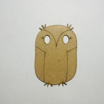 Intra απο ξύλο plywood 3mm-4mm πάχος - Ημιτελής χειροτεχνία με ξύλινη αποκοπή κουκουβάγιας Δίασταση 30x30 cm Intraeaxys-eoxlk0jo - Image 1