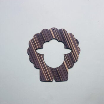 Intra απο ξύλο plywood 3mm-4mm πάχος - Κοπή ξύλινης χειροτεχνίας σε σχήμα προβάτου Δίασταση 30x30 cm Intraeaxys-eo0qe451 - Image 1