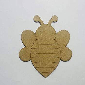 Intra απο ξύλο plywood 3mm-4mm πάχος - Bumble Bee Ξύλινη κοπή Ημιτελής χειροτεχνία Δίασταση 30x30 cm Intraeaxys-d1lvegxo - Image 1