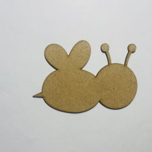 Intra απο ξύλο plywood 3mm-4mm πάχος - Κενό σχήμα αποκοπής ξύλου Bumble Bee Δίασταση 30x30 cm Intraeaxys-voq2095o