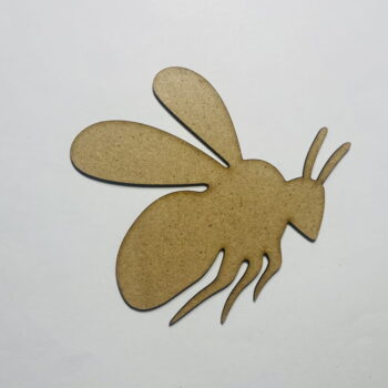 Intra απο ξύλο plywood 3mm-4mm πάχος - Bee Cutout Ημιτελές Ξύλο σχήμα μέλισσας Δίασταση 30x30 cm Intraeaxys-r1z2xym1 - Image 1