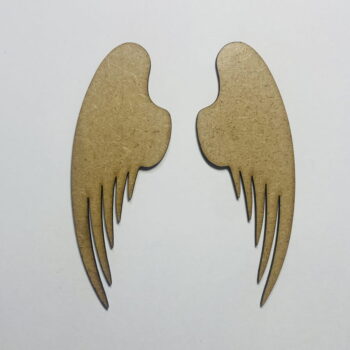 Intra απο ξύλο plywood 3mm-4mm πάχος - Κοπή ξύλινων φτερών αγγέλου Δίασταση 30x30 cm Intraeaxys-d1lve86o - Image 1