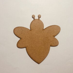 Intra απο ξύλο plywood 3mm-4mm πάχος - Κοψίματα σε σχήμα ξύλινης μέλισσας Δίασταση 30x30 cm Intraeaxys-075y0w8o