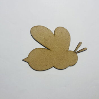 Intra απο ξύλο plywood 3mm-4mm πάχος - Wood Bumble Bee Cutout Bumble Bee Shape Unfinished Δίασταση 30x30 cm Intraeaxys-yon03wk7 - Image 1