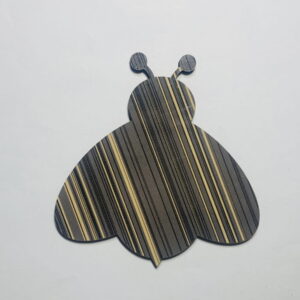 Intra απο ξύλο plywood 3mm-4mm πάχος - Ημιτελές Ξύλινο Σχήμα Bumble Bee Cutout Δίασταση 30x30 cm Intraeaxys-eo203x37