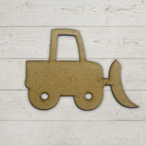 Intra απο ξύλο plywood 3mm-4mm πάχος - Ξύλο κοπής σε σχήμα μπουλντόζας Δίασταση 30x30 cm Intraeaxys-m1d6k8e7