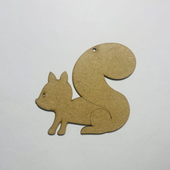 Intra απο ξύλο plywood 3mm-4mm πάχος - Wood Squirrel Cutout Squirrel Shape Unfinished Δίασταση 30x30 cm Intraeaxys-eoxlkyvo - Image 1