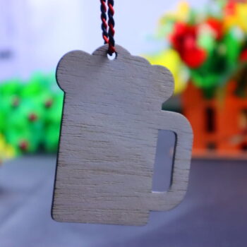 Intra απο ξύλο plywood 3mm-4mm πάχος - Κενό ξύλινο στολίδι κούπα μπύρας Δίασταση 10x10 cm Intraeaxys-m1d6k4e7 - Image 2