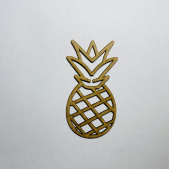 Intra απο ξύλο plywood 3mm-4mm πάχος - Σχήμα κοπής ημιτελούς ξύλου ανανά Δίασταση 30x30 cm Intraeaxys-eoxlkjvo - Image 1