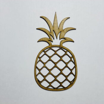 Intra απο ξύλο plywood 3mm-4mm πάχος - Ημιτελής κοπή ξύλου σε σχήμα ανανά Δίασταση 30x30 cm Intraeaxys-eo4qr287 - Image 1