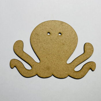 Intra απο ξύλο plywood 3mm-4mm πάχος - Ξύλινο χταπόδι σε σχήμα χταποδιού Ημιτελές Δίασταση 30x30 cm Intraeaxys-qommpnko - Image 1