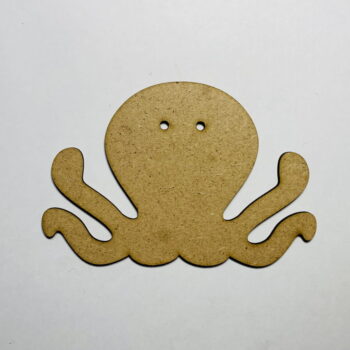 Intra απο ξύλο plywood 3mm-4mm πάχος - Ξύλινο χταπόδι σε σχήμα χταποδιού Ημιτελές Δίασταση 30x30 cm Intraeaxys-qommpnko - Image 3