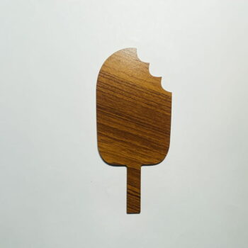 Intra απο ξύλο plywood 3mm-4mm πάχος - Ημιτελές σχήμα κοπής παγωτού από ξύλο παγωτό Δίασταση 30x30 cm Intraeaxys-qommpkko - Image 1