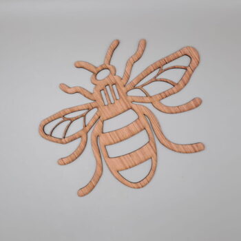 Intra απο ξύλο plywood 3mm-4mm πάχος - Ξύλινο σχήμα μέλισσας για χειροτεχνίες Δίασταση 30x30 cm Intraeaxys-91jdgl81 - Image 1