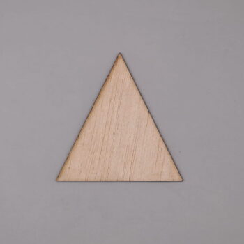 Intra απο ξύλο plywood 3mm-4mm πάχος - Ημιτελές τρίγωνο ξύλινο κόψιμο Δίασταση 30x30 cm Intraeaxys-ro6ynv37 - Image 4