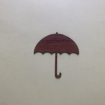 Intra απο ξύλο plywood 3mm-4mm πάχος - Ημιτελές ξύλινο κόψιμο ομπρέλας Δίασταση 30x30 cm Intraeaxys-075y053o - Image 1