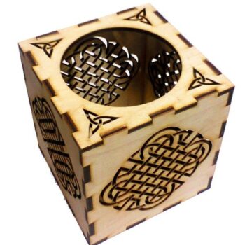 Intra απο ξύλο plywood 3mm-4mm πάχος - подсвечник 10х10 Δίασταση 30x30 cm Intraeaxys-lopjr6ow - Image 1