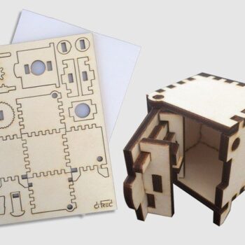 Intra απο ξύλο plywood 3mm-4mm πάχος - mini-seyf Δίασταση 30x30 cm Intraeaxys-voqk6eo2 - Image 1