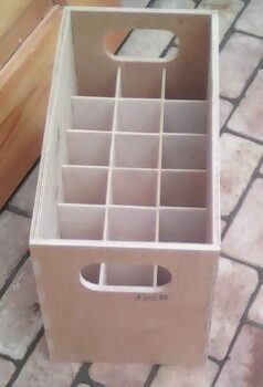 Intra απο ξύλο plywood 3mm-4mm πάχος - Korobka 18 Sektsiy Δίασταση 30x30 cm Intraeaxys-p7ykw61q - Image 1