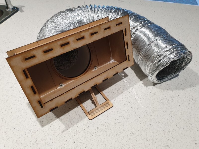 Intra απο ξύλο plywood 3mm-4mm πάχος - K40 Πολλαπλή εξαγωγής 100mm (4″). Δίασταση 30x30 cm Intraeaxys-joere397