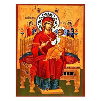 Εικόνα Ορθοδοξίας με περίγραμμα χρυσό σε ξύλο Φλαμουρίας με βάση Εικόνα Παναγία Παντάνασσα Χειροποίητη Ελληνορθόδοξη , Κρεμαστή πλάκα βυζαντινής τέχνης, χριστιανική τέχνη Διάσταση 45x35 cm (17,7 x 13,8 ίντσες) INTRAEK-6294671229 - Image 1