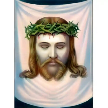 Εικόνα Ορθοδοξίας με περίγραμμα χρυσό σε ξύλο Φλαμουρίας  με  βάση Εικόνα Το Άγιον Μανδήλιον Χειροποίητη Ελληνορθόδοξη , Κρεμαστή πλάκα βυζαντινής τέχνης, χριστιανική τέχνη Διάσταση 45x35 cm (17,7 x 13,8 ίντσες) INTRAEK-6294670788 - Image 1