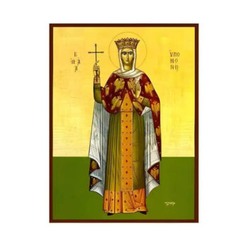 Εικόνα Ορθοδοξίας με περίγραμμα χρυσό σε ξύλο Φλαμουρίας  με  βάση Εικόνα Αγία Υπομονή Χειροποίητη Ελληνορθόδοξη , Κρεμαστή πλάκα βυζαντινής τέχνης, χριστιανική τέχνη Διάσταση 45x35 cm (17,7 x 13,8 ίντσες) INTRAEK-6294670520 - Image 1