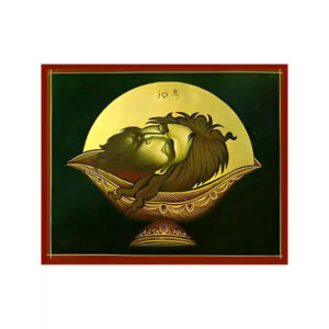 Εικόνα Ορθοδοξίας με περίγραμμα χρυσό σε ξύλο Φλαμουρίας  με  βάση Εικόνα ΑΓΙΟΣ ΙΩΑΝΝΗΣ Ο ΠΡΟΔΡΟΜΟΣ, ΕΥΡΕΣΙΣ ΤΙΜΙΑΣ ΚΕΦΑΛΗΣ Χειροποίητη Ελληνορθόδοξη εικόνα του Ιησού Χριστού, Κρεμαστή πλάκα βυζαντινής τέχνης, χριστιανική τέχνη Διάσταση 15x11 cm (5,9x4,3 ίντσες)  INTRAEK-337757864798