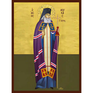 Εικόνα Ορθοδοξίας με περίγραμμα χρυσό σε ξύλο Φλαμουρίας  με  βάση Εικόνα ΑΓΙΟΣ ΛΟΥΚΑΣ, ΙΑΤΡΟΣ ΚΑΙ ΟΜΟΛΟΓΗΤΗΣ, ΑΡΧΙΕΠΙΣΚΟΠΟΣ ΣΥΜΦΕΡΟΥΠΟΛΕΩΣ ΚΑΙ ΚΡΙΜΑΙΑΣ Χειροποίητη Ελληνορθόδοξη εικόνα του Ιησού Χριστού, Κρεμαστή πλάκα βυζαντινής τέχνης, χριστιανική τέχνη Διάσταση 15x11 cm (5,9x4,3 ίντσες)  INTRAEK-337757864742