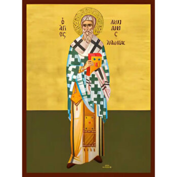 Εικόνα Ορθοδοξίας με περίγραμμα χρυσό σε ξύλο Φλαμουρίας  με  βάση Εικόνα ΑΓΙΟΣ ΛΟΥΚΙΑΝΟΣ ΙΕΡΟΜΑΡΤΥΣ, Ο ΕΝ ΑΝΤΙΟΧΕΙΑ, ΟΛΟΣΩΜΟΣ Χειροποίητη Ελληνορθόδοξη εικόνα του Ιησού Χριστού, Κρεμαστή πλάκα βυζαντινής τέχνης, χριστιανική τέχνη Διάσταση 15x11 cm (5,9x4,3 ίντσες)  INTRAEK-337757864740 - Image 1