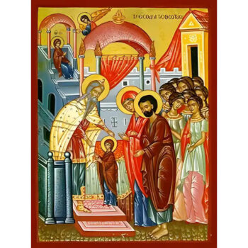 Εικόνα Ορθοδοξίας με περίγραμμα χρυσό σε ξύλο Φλαμουρίας  με  βάση Εικόνα ΕΙΣΟΔΙΑ ΘΕΟΤΟΚΟΥ Χειροποίητη Ελληνορθόδοξη εικόνα του Ιησού Χριστού, Κρεμαστή πλάκα βυζαντινής τέχνης, χριστιανική τέχνη Διάσταση 15x11 cm (5,9x4,3 ίντσες)  INTRAEK-337757863741 - Image 1