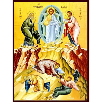 Εικόνα Ορθοδοξίας με περίγραμμα χρυσό σε ξύλο Φλαμουρίας  με  βάση Εικόνα ΜΕΤΑΜΟΡΦΩΣΙΣ ΧΡΙΣΤΟΥ Χειροποίητη Ελληνορθόδοξη εικόνα του Ιησού Χριστού, Κρεμαστή πλάκα βυζαντινής τέχνης, χριστιανική τέχνη Διάσταση 15x11 cm (5,9x4,3 ίντσες)  INTRAEK-337757864394 - Image 1