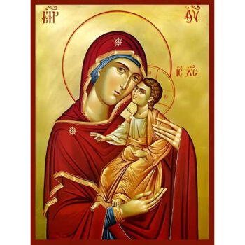 Εικόνα Ορθοδοξίας με περίγραμμα χρυσό σε ξύλο Φλαμουρίας με βάση Εικόνα ΠΑΝΑΓΙΑ ΜΕ ΧΡΙΣΤΟ, ΓΛΥΚΟΦΙΛΟΥΣΑ Χειροποίητη Ελληνορθόδοξη εικόνα του Ιησού Χριστού, Κρεμαστή πλάκα βυζαντινής τέχνης, χριστιανική τέχνη Διάσταση 15x11 cm (5,9x4,3 ίντσες) INTRAEK-337757864347 - Image 1