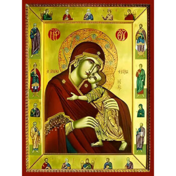 Εικόνα Ορθοδοξίας με περίγραμμα χρυσό σε ξύλο Φλαμουρίας με βάση Εικόνα ΠΑΝΑΓΙΑ ΜΕ ΧΡΙΣΤΟ, ΓΛΥΚΟΦΙΛΟΥΣΑ Χειροποίητη Ελληνορθόδοξη εικόνα του Ιησού Χριστού, Κρεμαστή πλάκα βυζαντινής τέχνης, χριστιανική τέχνη Διάσταση 15x11 cm (5,9x4,3 ίντσες) INTRAEK-337757864337 - Image 1