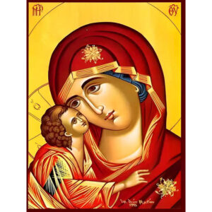 Εικόνα Ορθοδοξίας με περίγραμμα χρυσό σε ξύλο Φλαμουρίας με βάση Εικόνα ΠΑΝΑΓΙΑ ΜΕ ΧΡΙΣΤΟ, ΓΛΥΚΟΦΙΛΟΥΣΑ , ΠΡΟΤΟΜΗ Χειροποίητη Ελληνορθόδοξη εικόνα του Ιησού Χριστού, Κρεμαστή πλάκα βυζαντινής τέχνης, χριστιανική τέχνη Διάσταση 15x11 cm (5,9x4,3 ίντσες) INTRAEK-337757864327