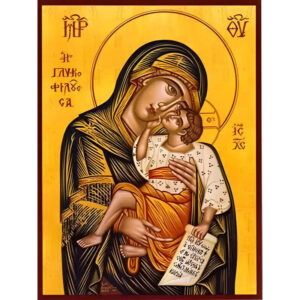 Εικόνα Ορθοδοξίας με περίγραμμα χρυσό σε ξύλο Φλαμουρίας με βάση Εικόνα ΠΑΝΑΓΙΑ ΜΕ ΧΡΙΣΤΟ, ΓΛΥΚΟΦΙΛΟΥΣΑ ΜΕ ΧΡΥΣΟΚΟΝΔΥΛΙΑ Χειροποίητη Ελληνορθόδοξη εικόνα του Ιησού Χριστού, Κρεμαστή πλάκα βυζαντινής τέχνης, χριστιανική τέχνη Διάσταση 15x11 cm (5,9x4,3 ίντσες) INTRAEK-337757864320