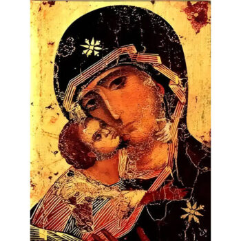 Εικόνα Ορθοδοξίας με περίγραμμα χρυσό σε ξύλο Φλαμουρίας με βάση Εικόνα ΠΑΝΑΓΙΑ ΜΕ ΧΡΙΣΤΟ, ΓΛΥΚΟΦΙΛΟΥΣΑ, ΒΛΑΔΙΜΙΡ, ΛΕΠΤΟΜΕΡΕΙΑ Χειροποίητη Ελληνορθόδοξη εικόνα του Ιησού Χριστού, Κρεμαστή πλάκα βυζαντινής τέχνης, χριστιανική τέχνη Διάσταση 15x11 cm (5,9x4,3 ίντσες) INTRAEK-337757864315 - Image 1