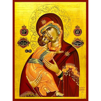 Εικόνα Ορθοδοξίας με περίγραμμα χρυσό σε ξύλο Φλαμουρίας με βάση Εικόνα ΠΑΝΑΓΙΑ ΜΕ ΧΡΙΣΤΟ, ΓΛΥΚΟΦΙΛΟΥΣΑ, ΠΑΝΤΩΝ ΚΑΤΑΦΥΓΗ Χειροποίητη Ελληνορθόδοξη εικόνα του Ιησού Χριστού, Κρεμαστή πλάκα βυζαντινής τέχνης, χριστιανική τέχνη Διάσταση 15x11 cm (5,9x4,3 ίντσες) INTRAEK-337757864303 - Image 1
