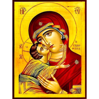 Εικόνα Ορθοδοξίας με περίγραμμα χρυσό σε ξύλο Φλαμουρίας με βάση Εικόνα ΠΑΝΑΓΙΑ ΜΕ ΧΡΙΣΤΟ, ΓΛΥΚΟΦΙΛΟΥΣΑ, ΠΡΟΤΟΜΗ Χειροποίητη Ελληνορθόδοξη εικόνα του Ιησού Χριστού, Κρεμαστή πλάκα βυζαντινής τέχνης, χριστιανική τέχνη Διάσταση 15x11 cm (5,9x4,3 ίντσες) INTRAEK-337757864301 - Image 1
